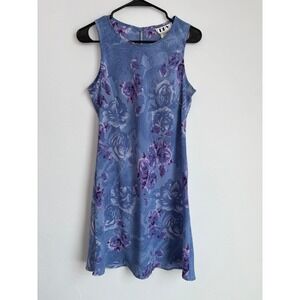 Vintage DBY Floral Mini Shift Dress Fairycore Y2K Girly Coquette Whimsy Ethereal